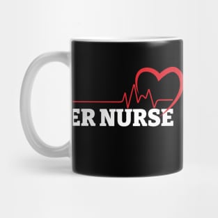 Love ER Nurse Mug